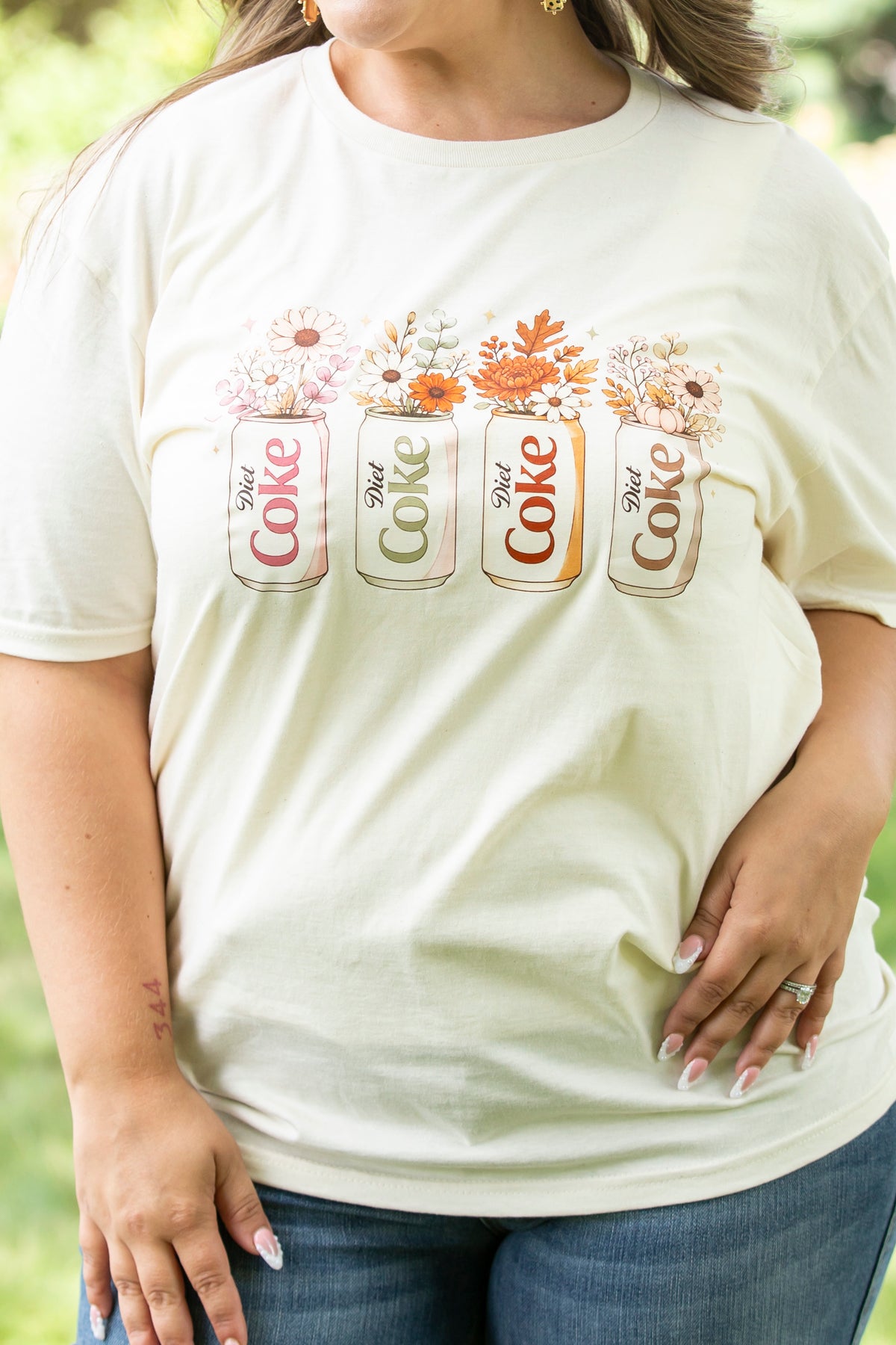 Floral Diet Coke Graphic Tee