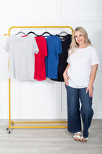 Boyfriend Round Neck Tee