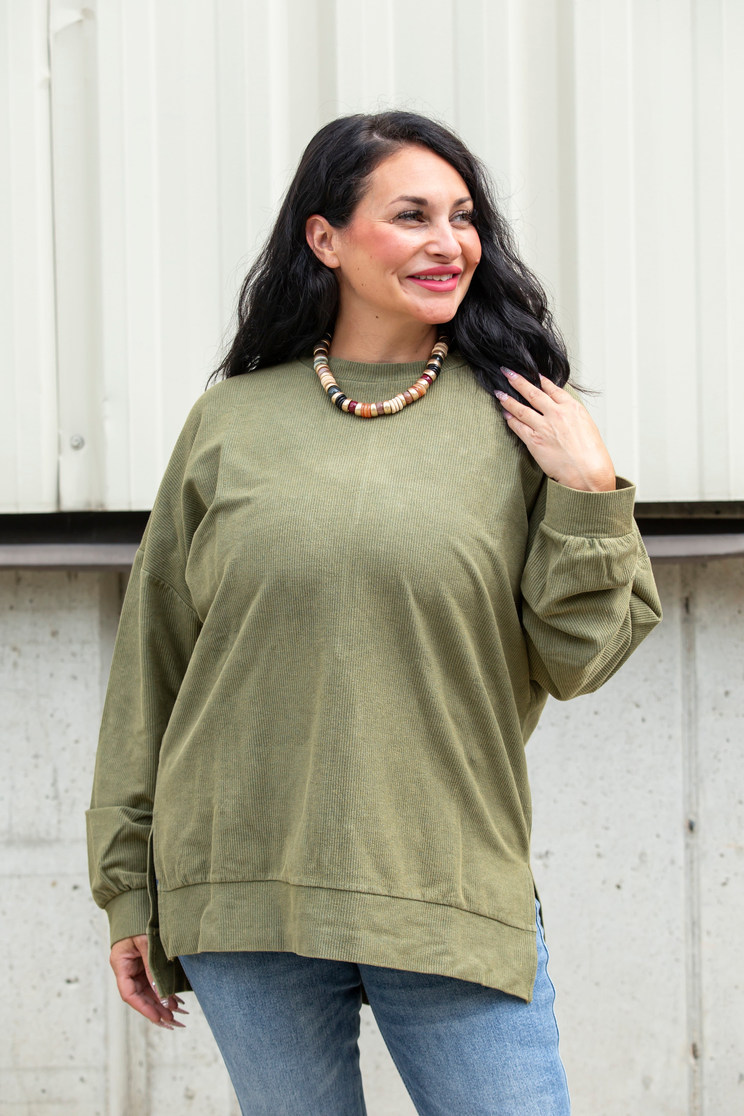 Next Level Corded Pullover