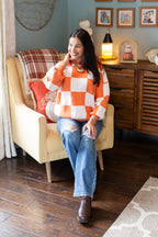 Staying In Check Pullover