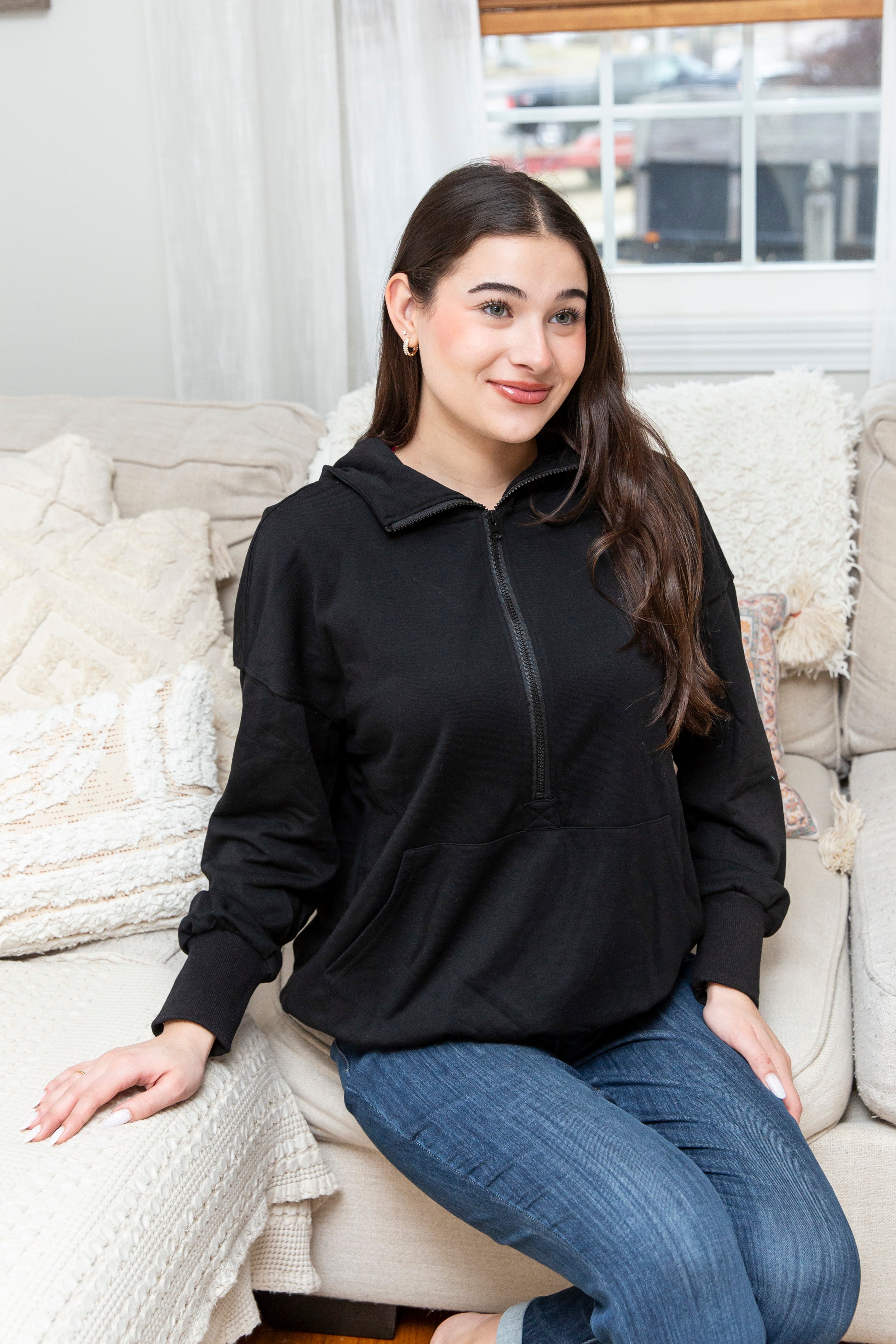 The Way You Move Half Zip Hoodie