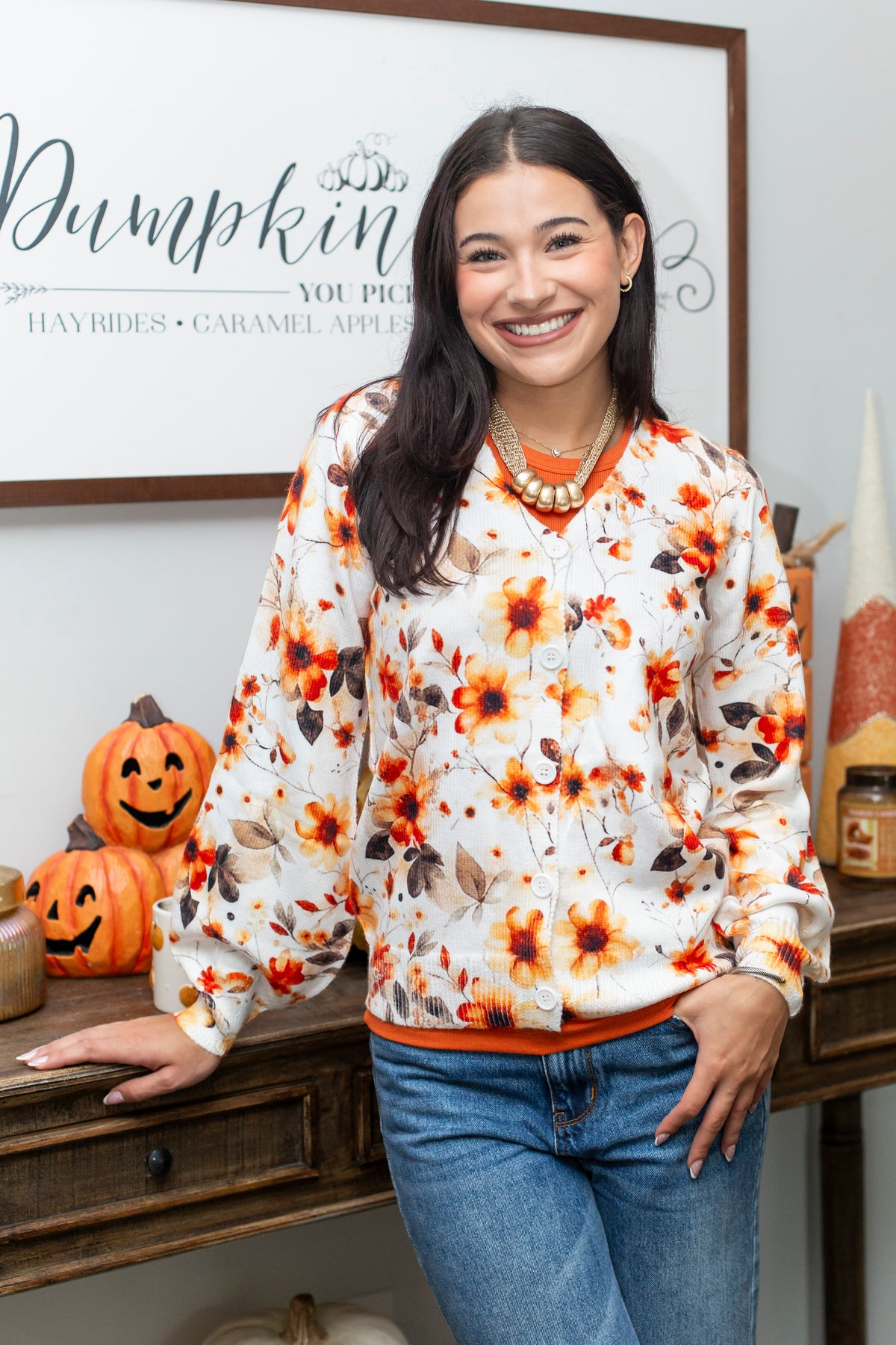 Amber Bloom Cardigan