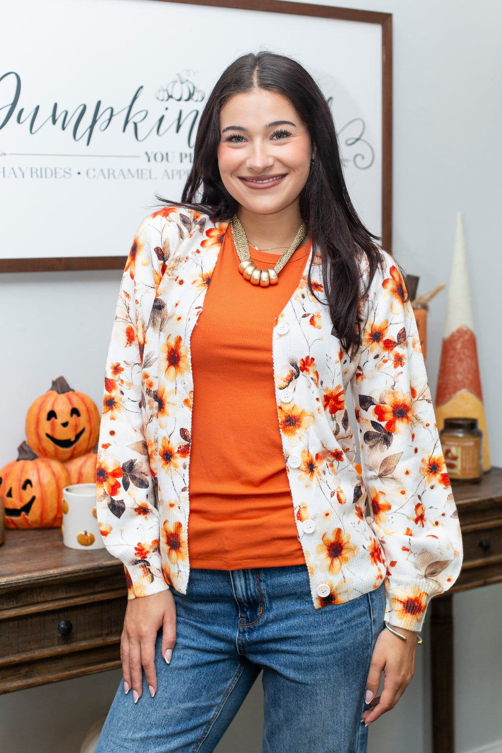 Amber Bloom Cardigan