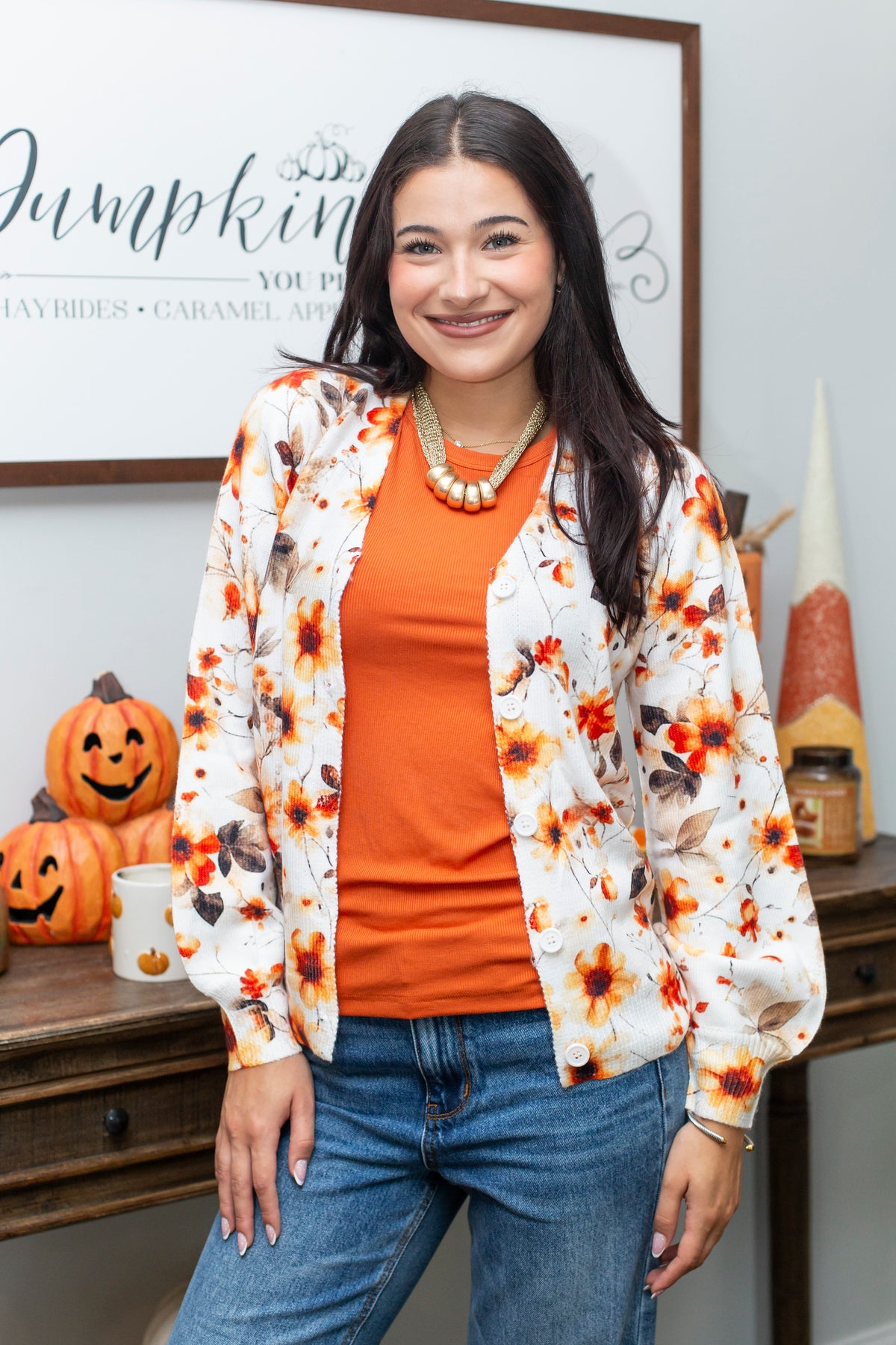 Amber Bloom Cardigan
