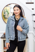 The Marty Judy Blue Bomber Jacket