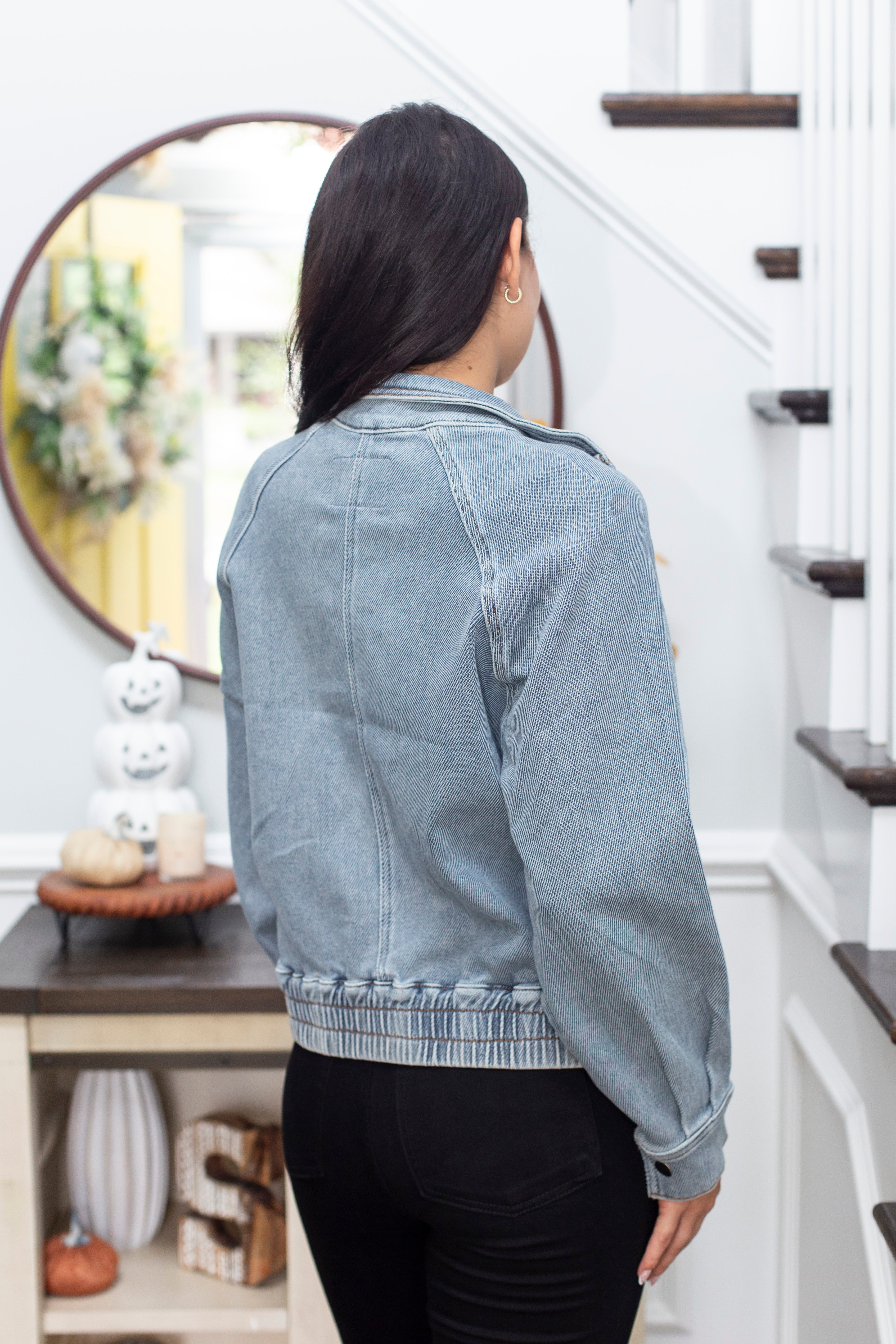 The Marty Judy Blue Bomber Jacket