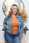 The Cecilia Judy Blue Trucker Jacket