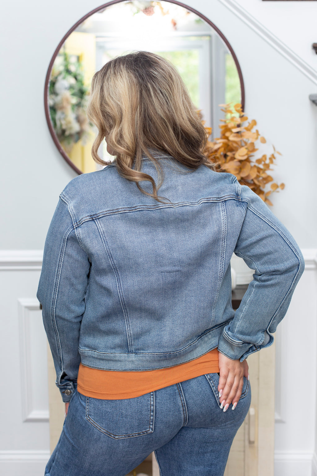 The Cecilia Judy Blue Trucker Jacket