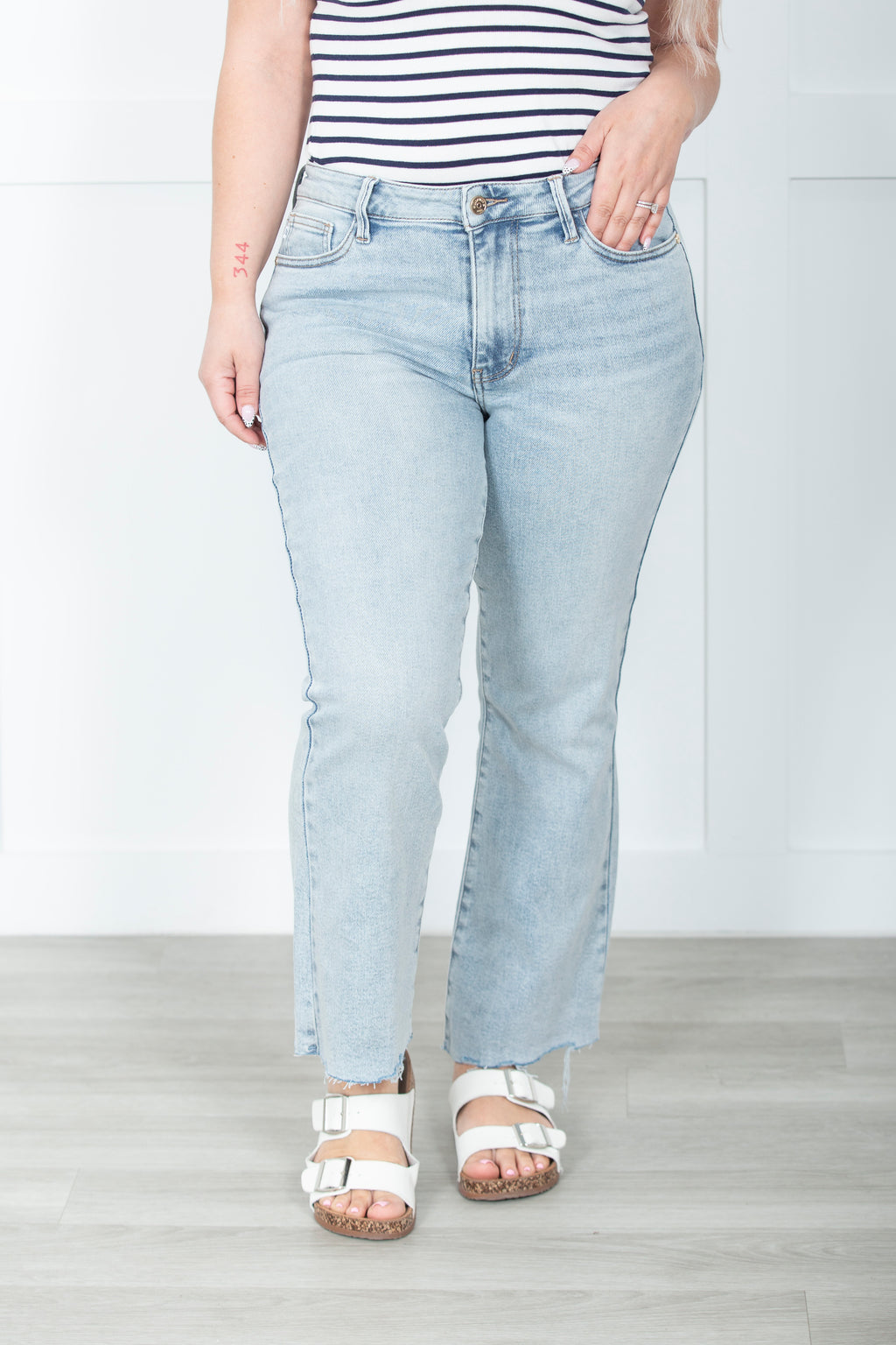 The Kimmy Judy Blue Kick Flare Jeans