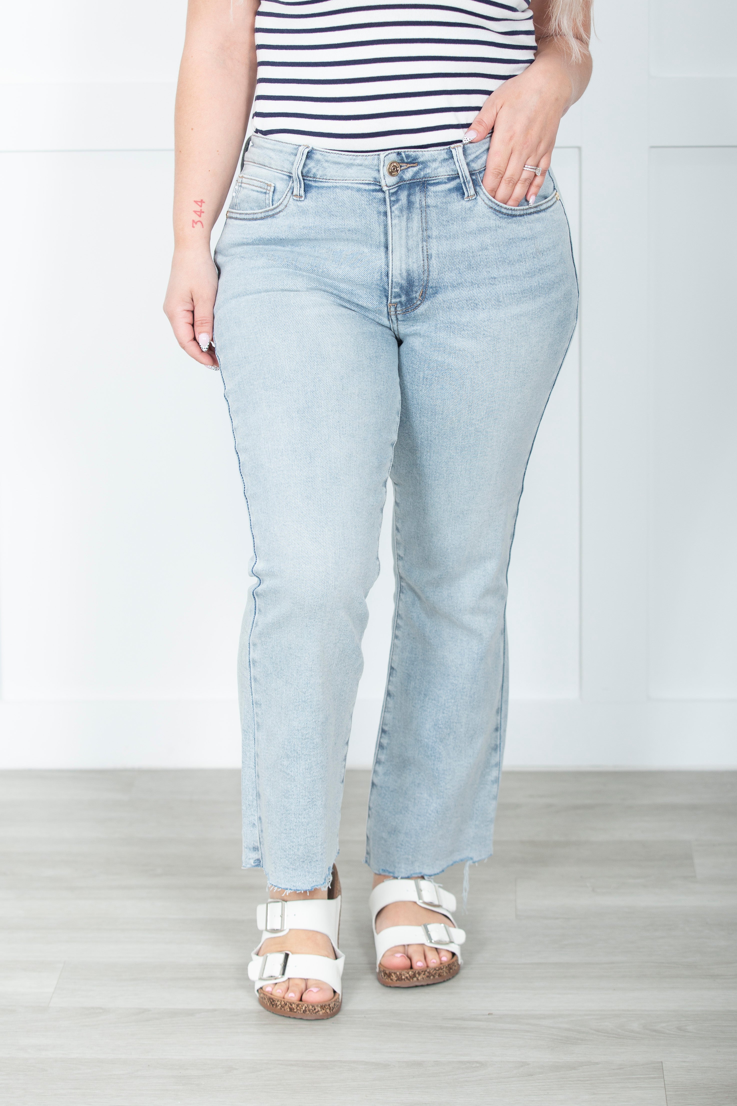 The Kimmy Judy Blue Kick Flare Jeans