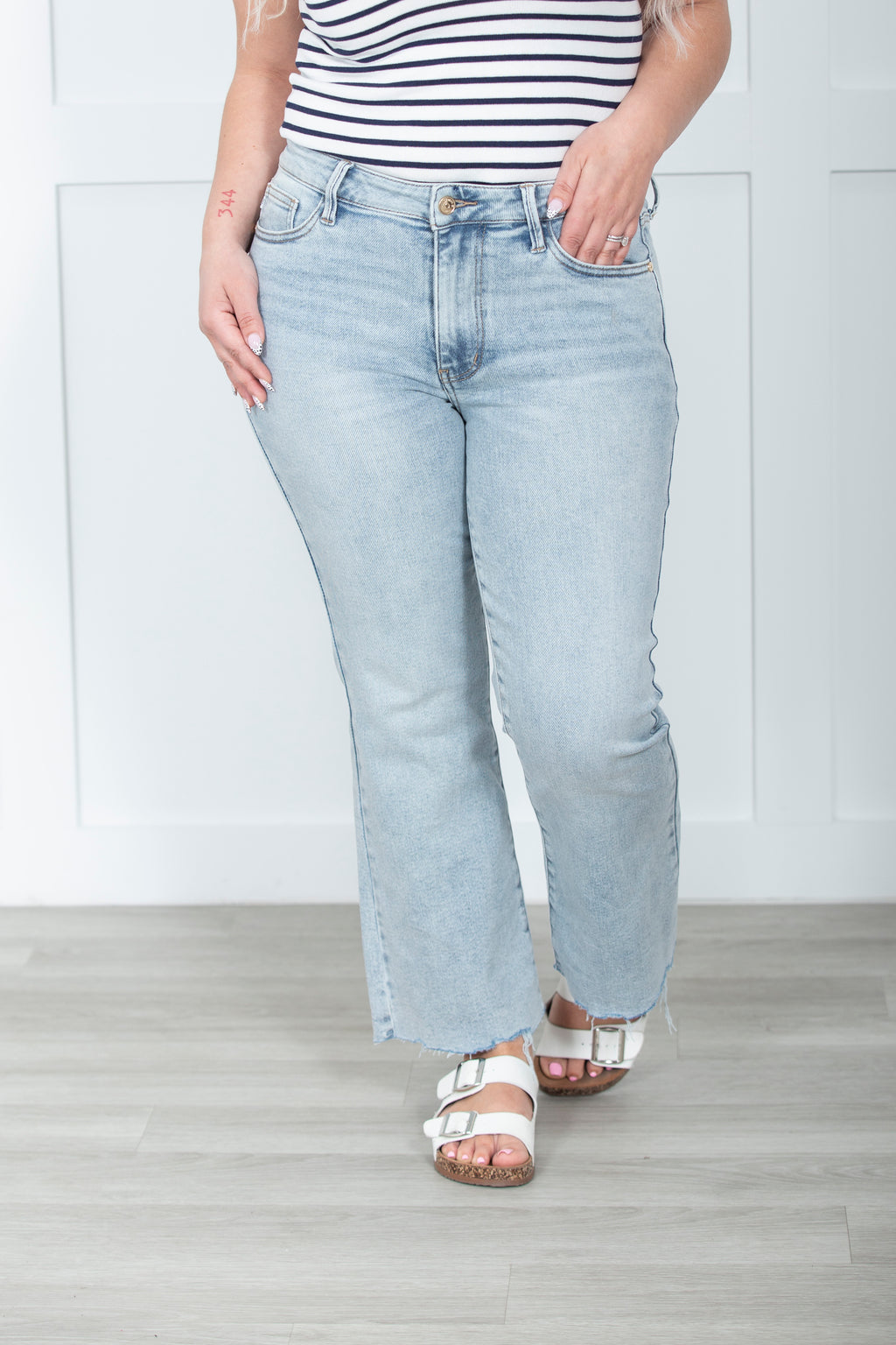 The Kimmy Judy Blue Kick Flare Jeans