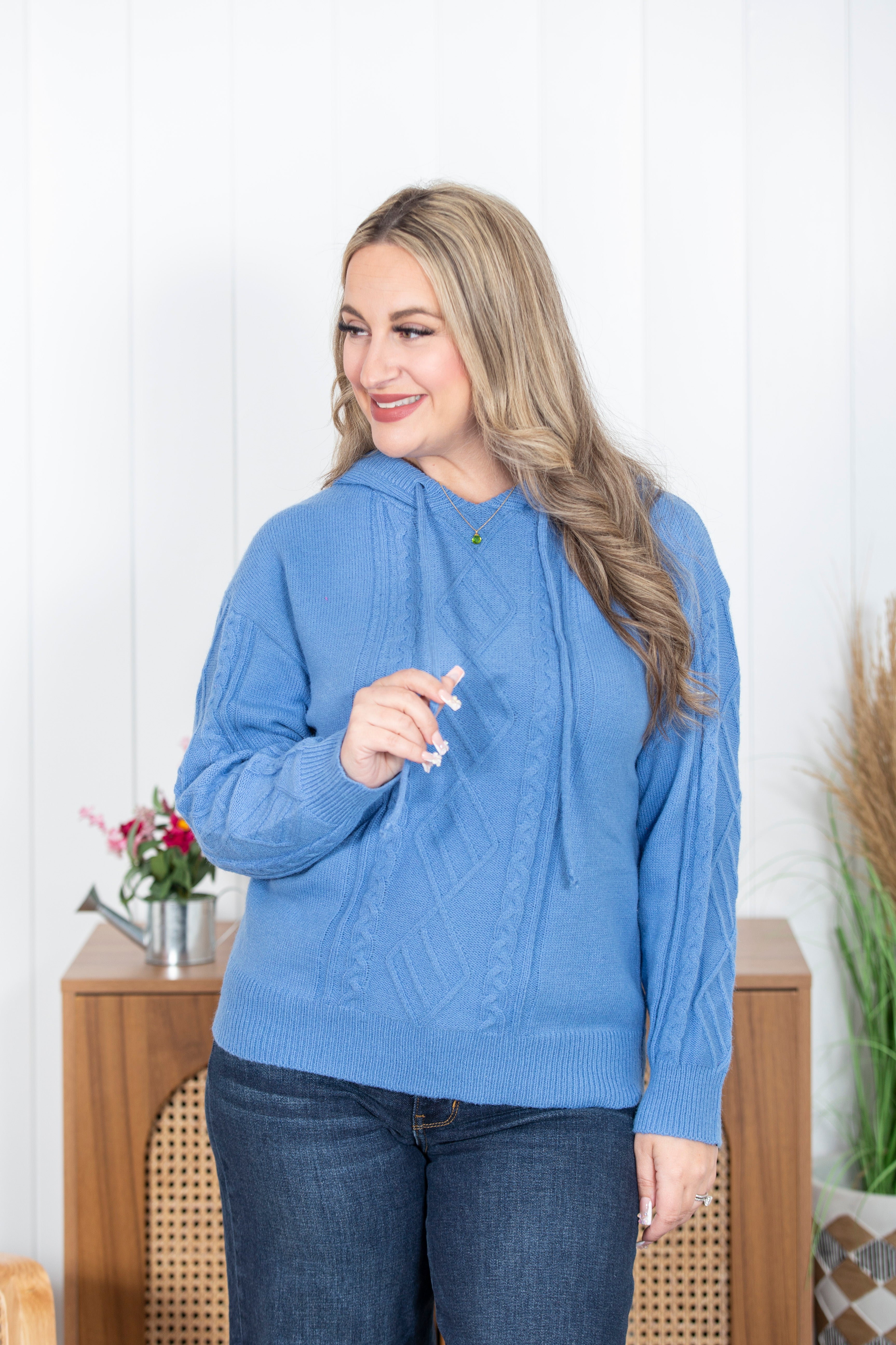 Good Impression Knit Hoodie