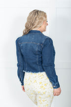 Oh So Good Puff Sleeve Risen Denim Jacket