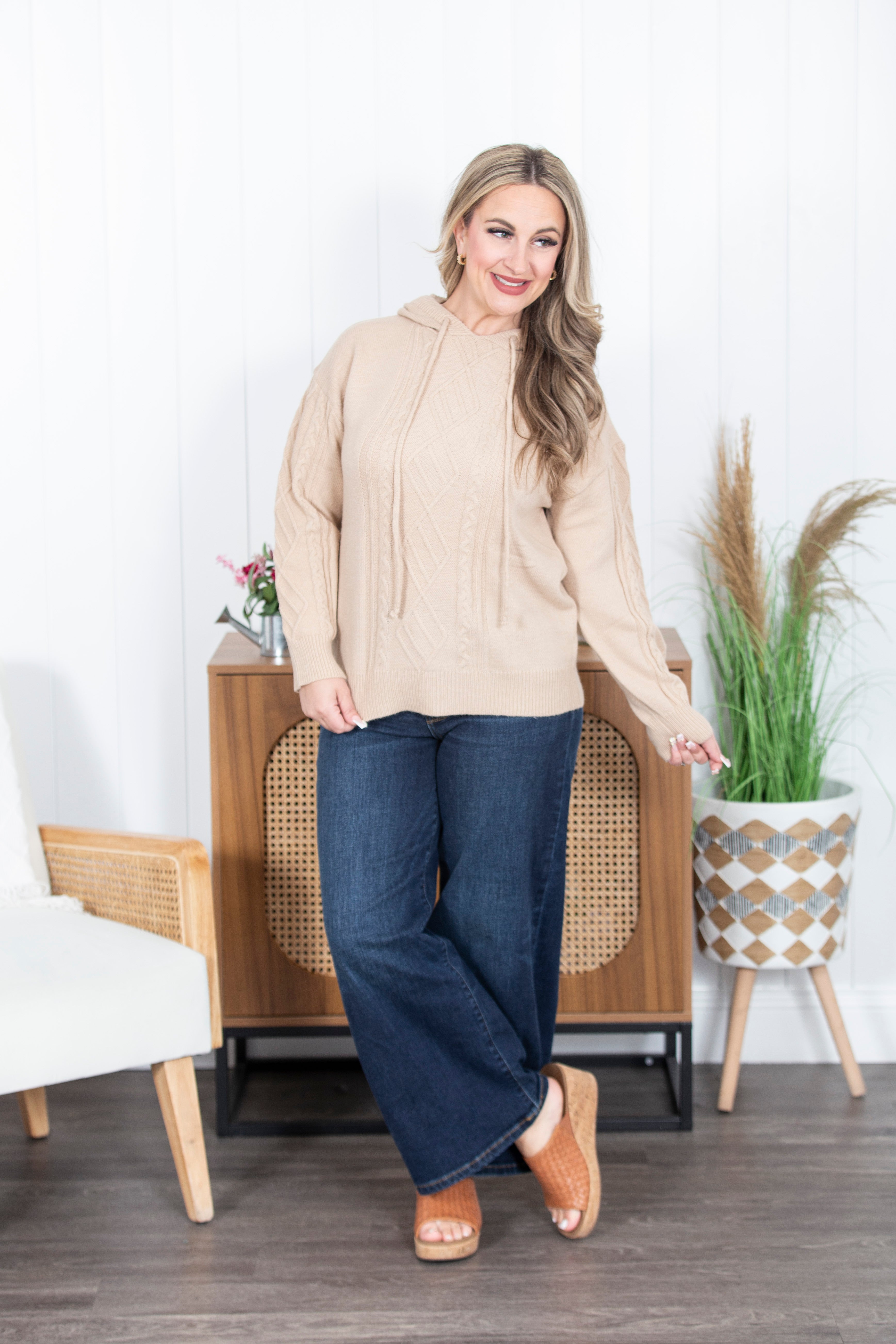 Good Impression Knit Hoodie