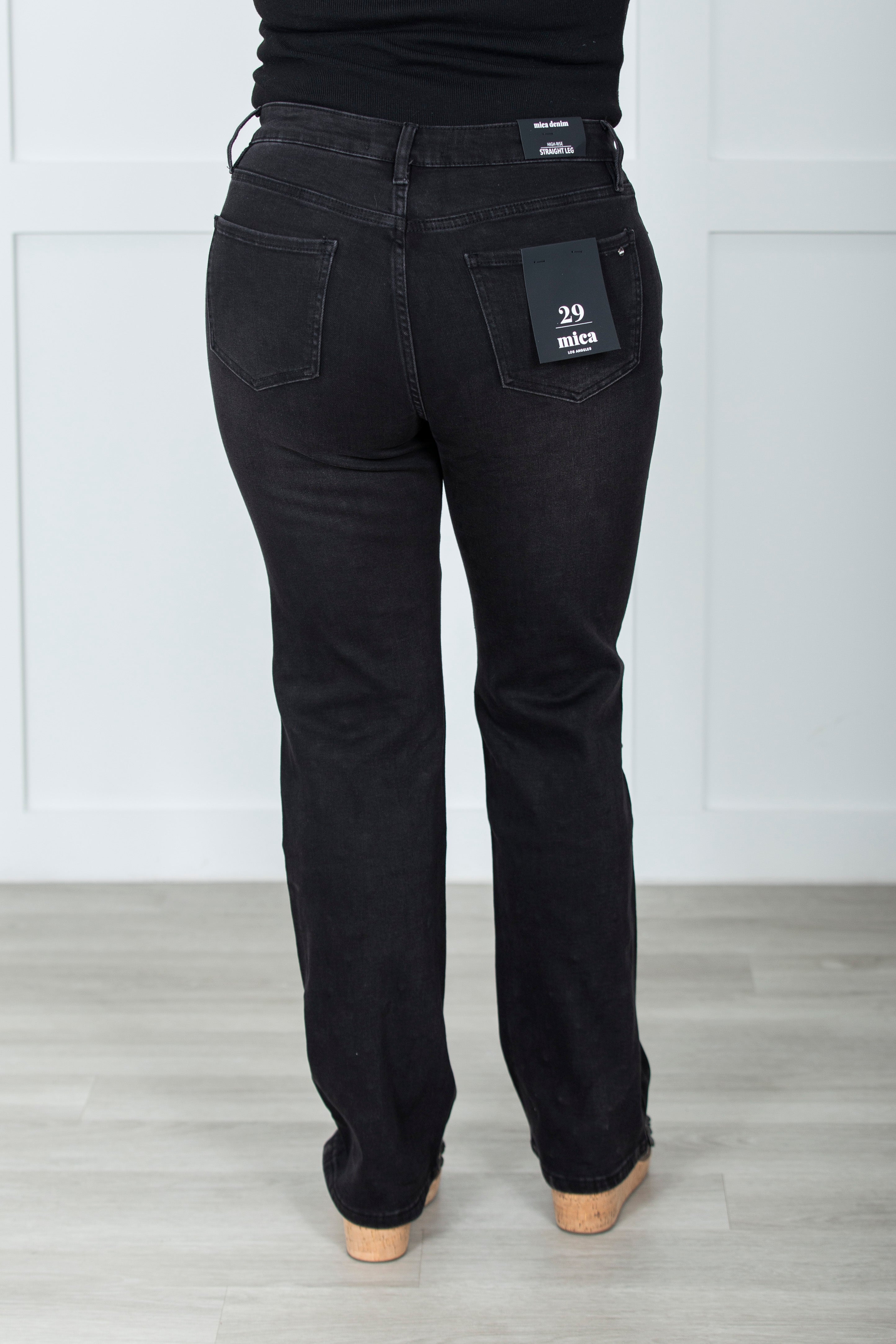 The Edith Straight Leg Mica Jeans