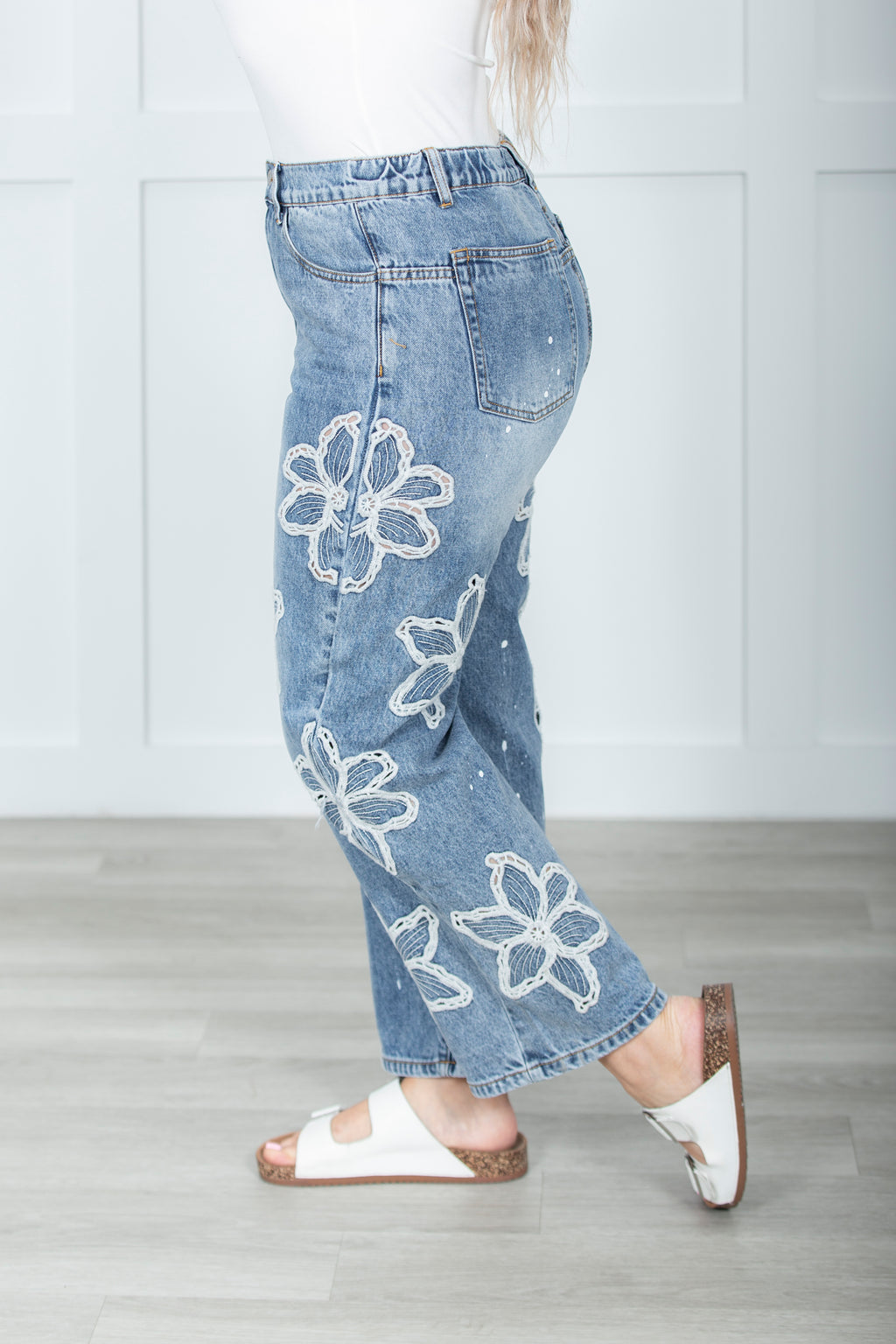 Oli And Hali Wildflower Stitch Denim