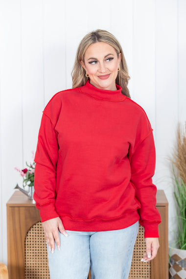 Buy red Dont Mock Me Sweater