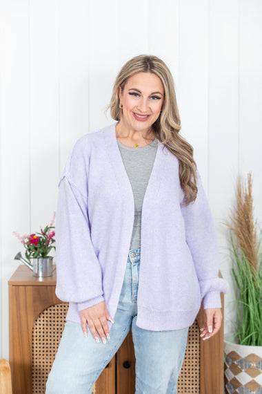 Buy purple Core Essential Cardigan
