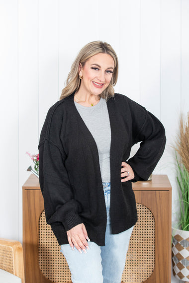 Buy black Core Essential Cardigan