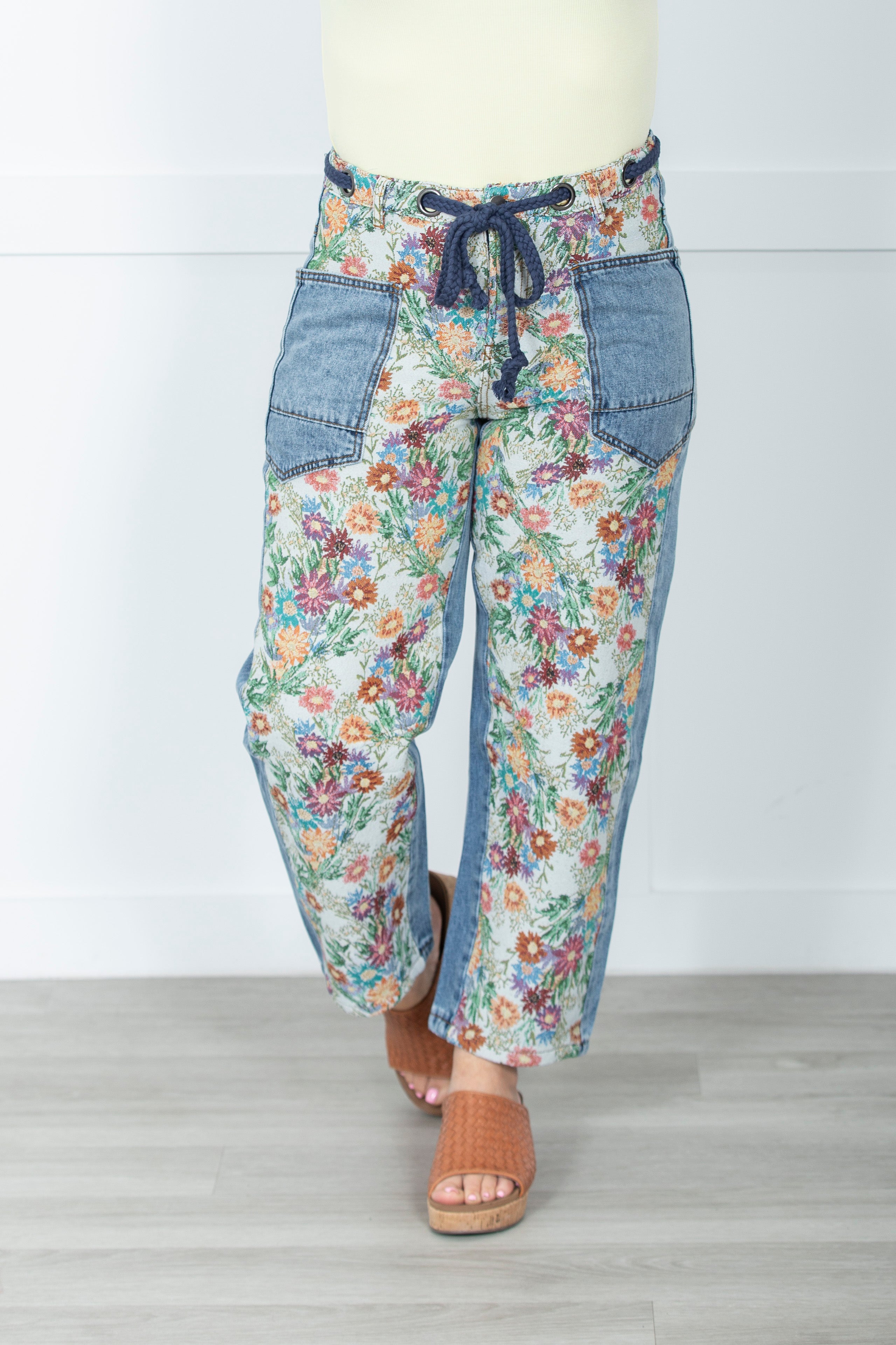 Bloom And Barrel Patchwork Jeans