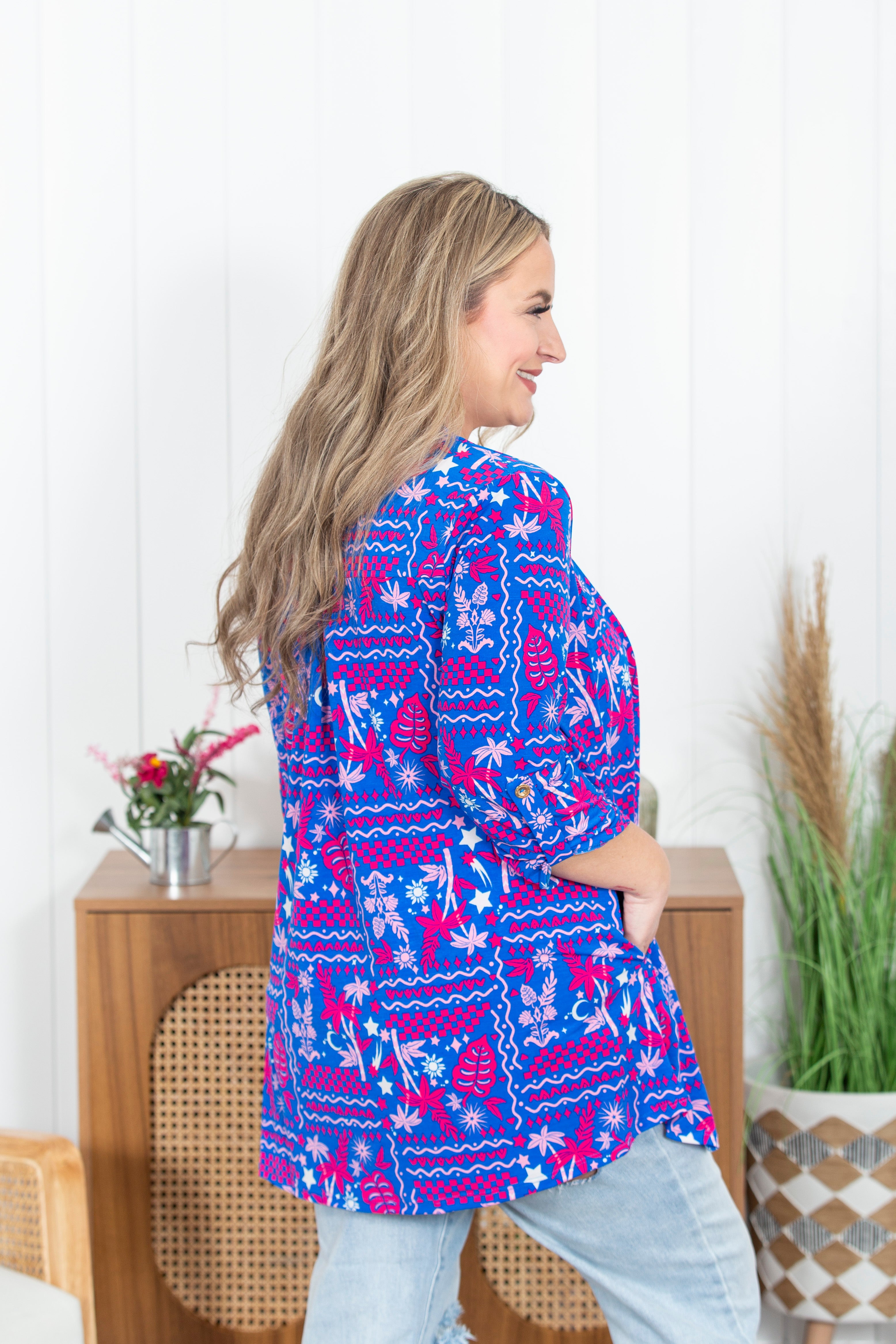 Liz Printed Cardigan