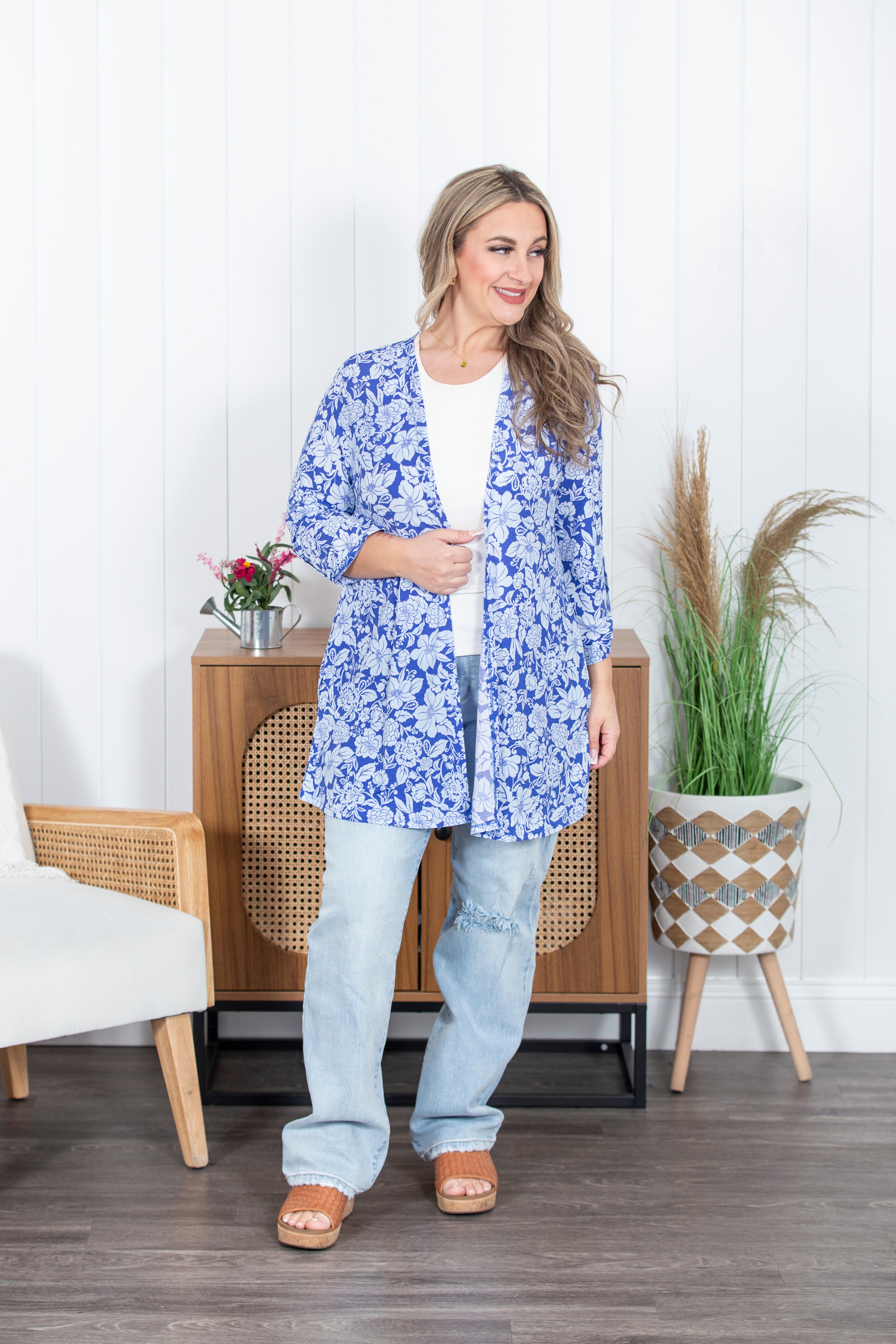 Liz Printed Cardigan