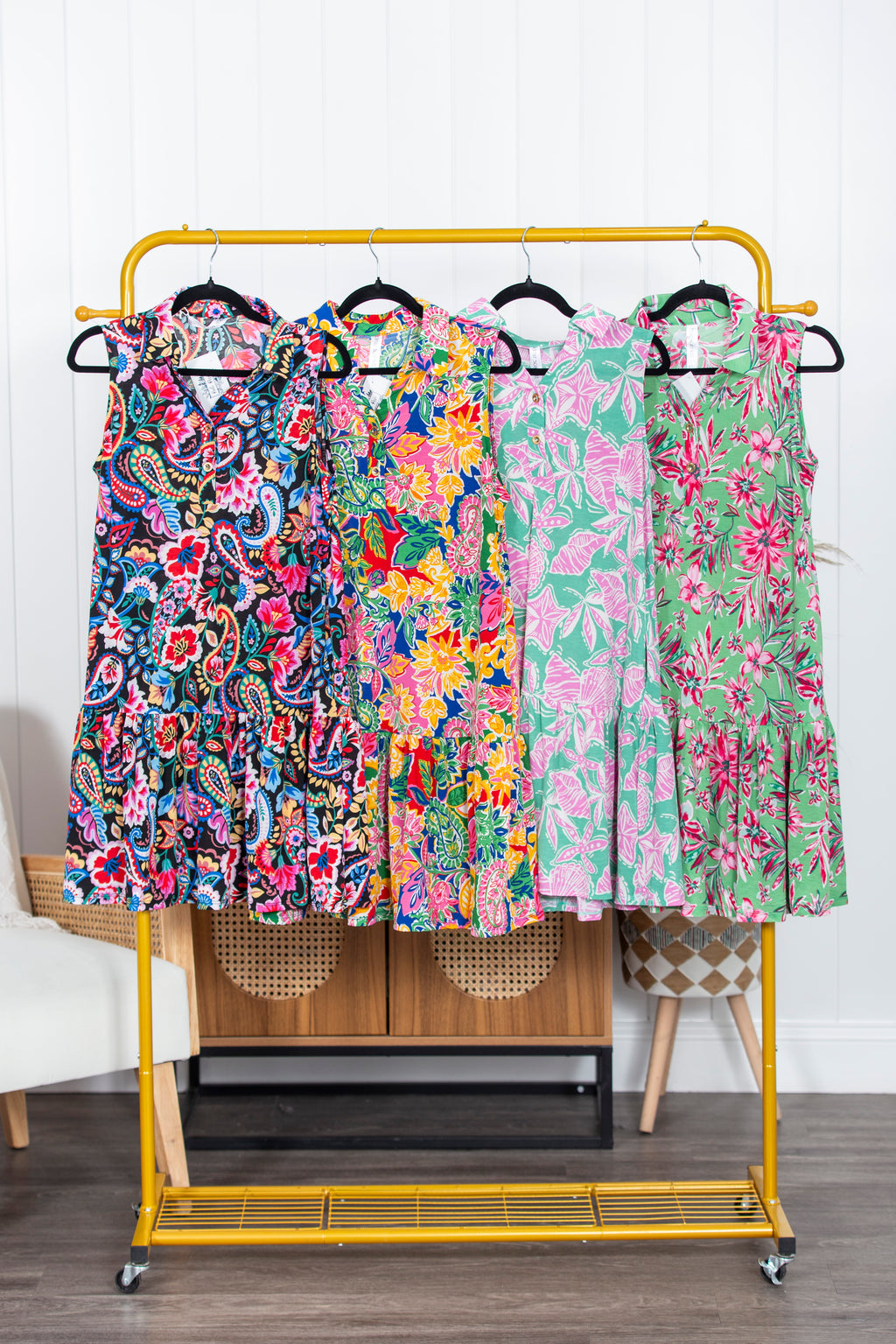 Coral Sands Printed Dress