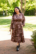 Vintage Bloom Maxi Dress