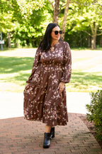 Vintage Bloom Maxi Dress