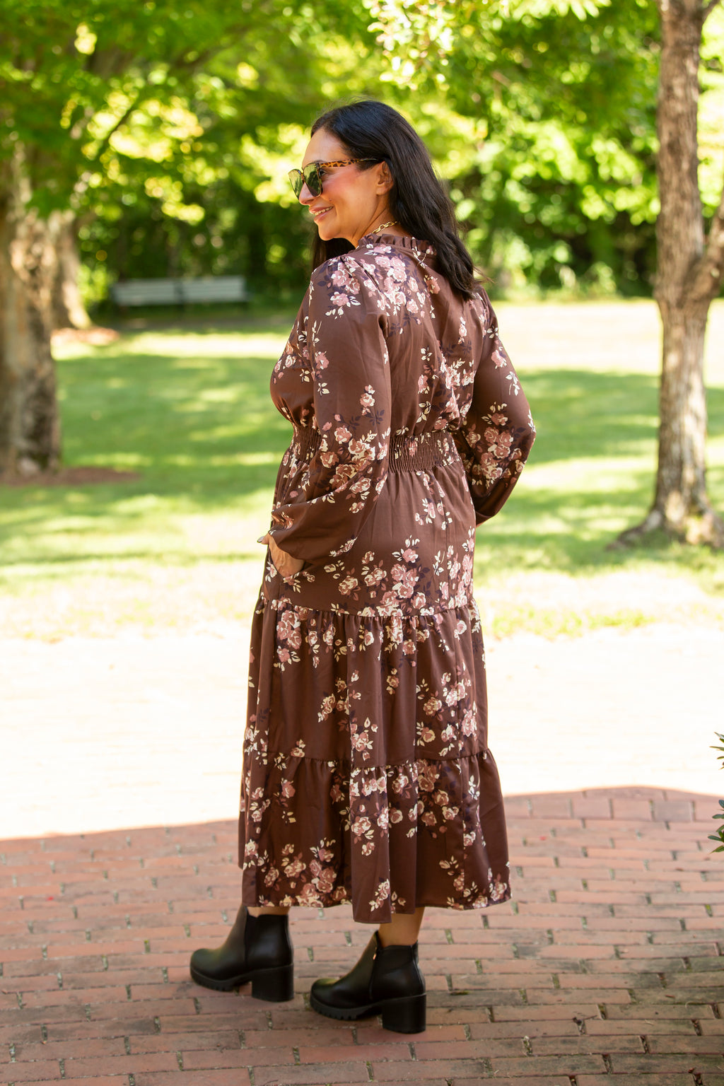 Vintage Bloom Maxi Dress