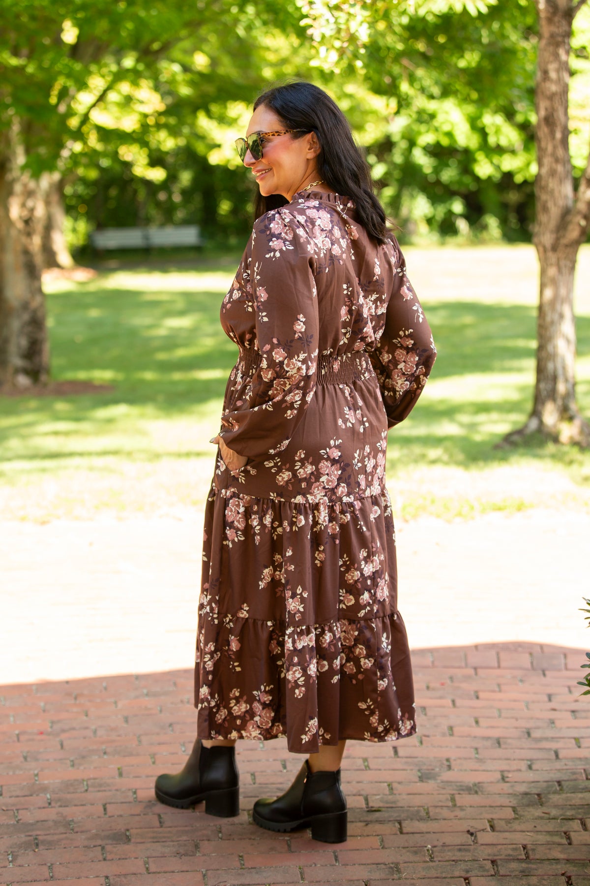 Vintage Bloom Maxi Dress