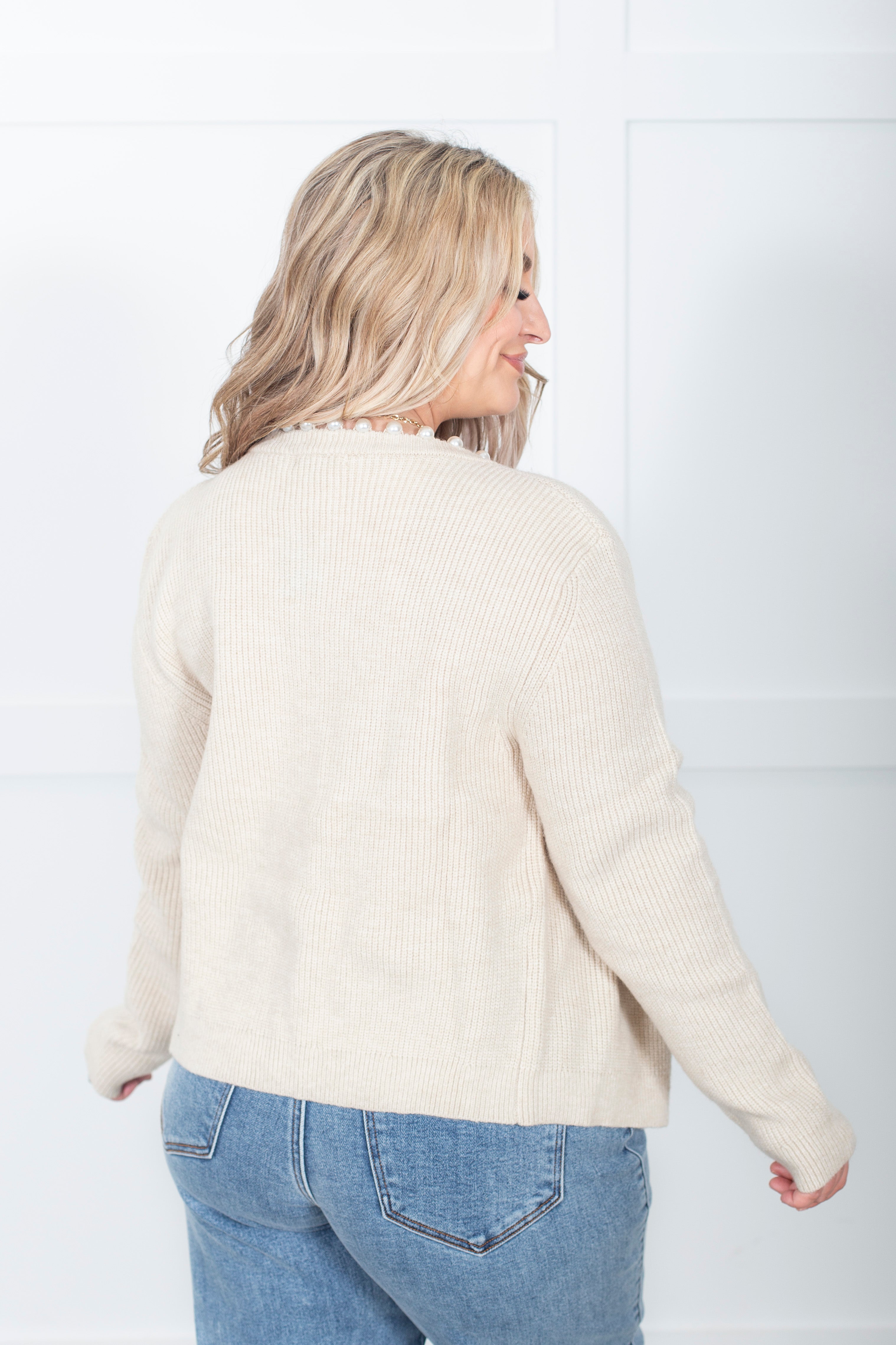 Pearl Button Down Cardigan