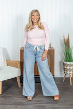 The Suzie Featherweight Judy Blue Palazzos