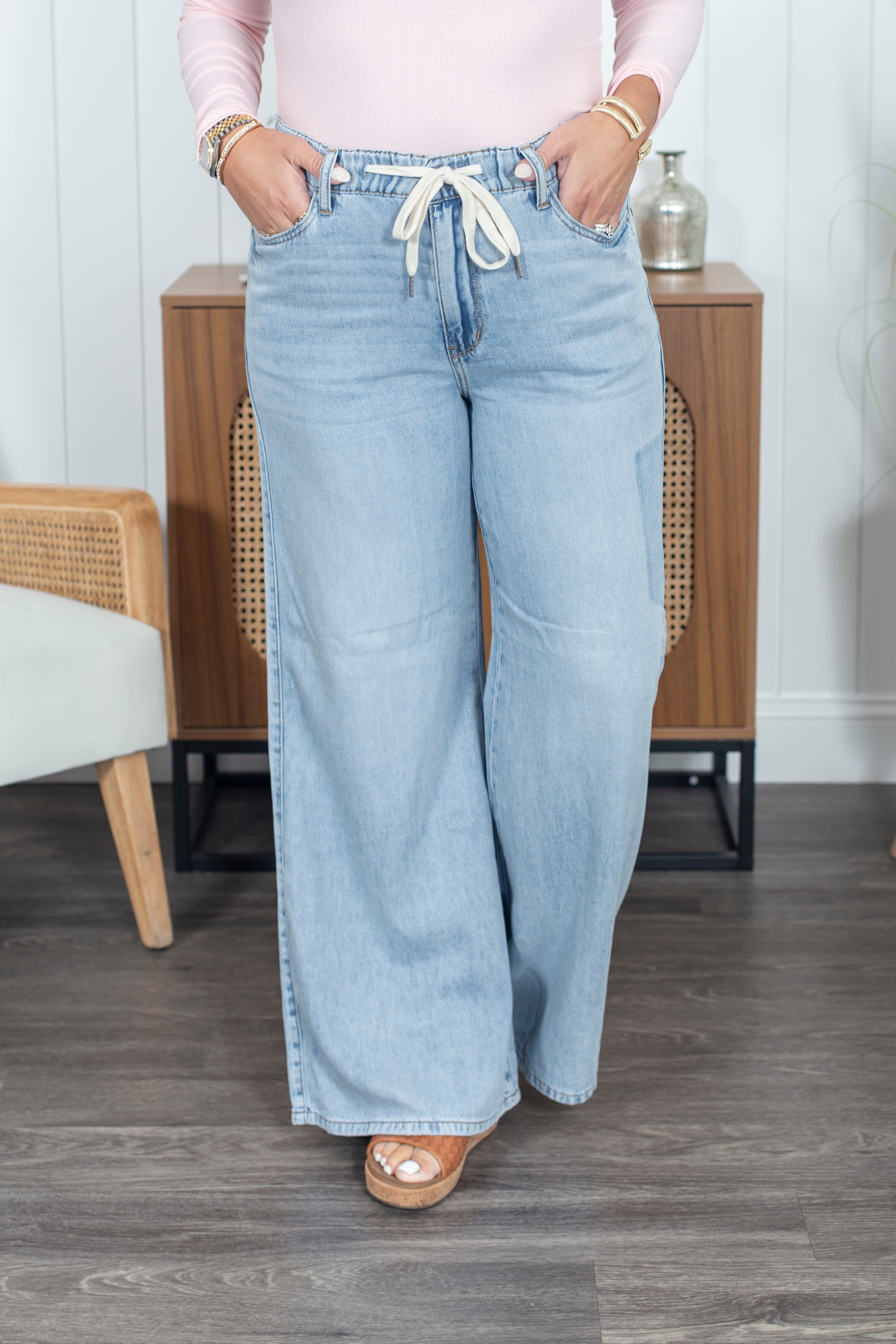 The Suzie Featherweight Judy Blue Palazzos