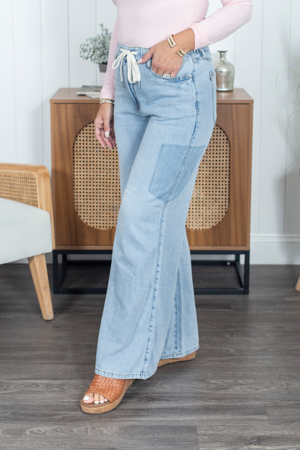 The Suzie Featherweight Judy Blue Palazzos
