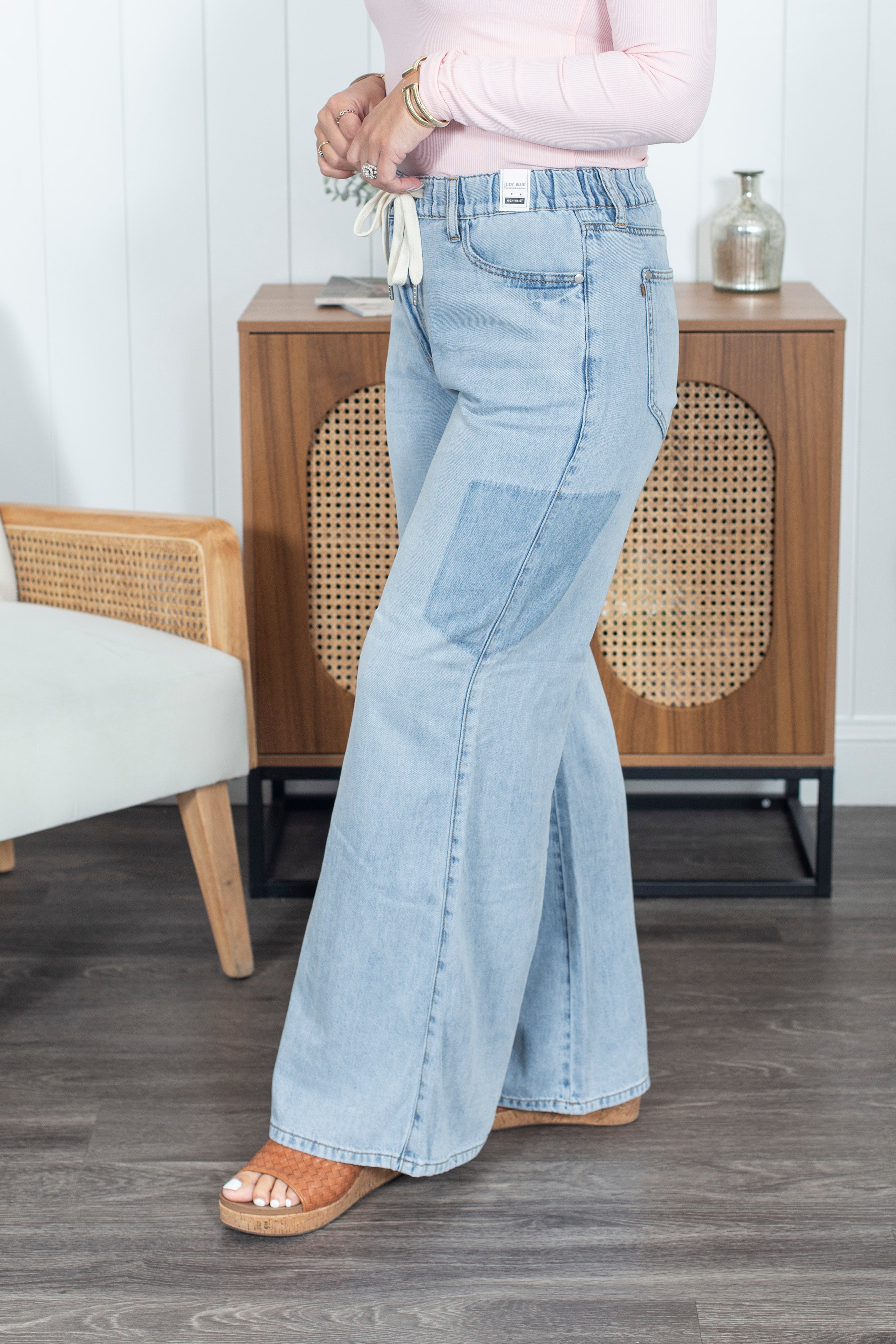 The Suzie Featherweight Judy Blue Palazzos