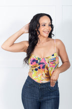 Vacation Vibes Corset Bodysuit