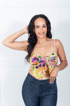 Vacation Vibes Corset Bodysuit
