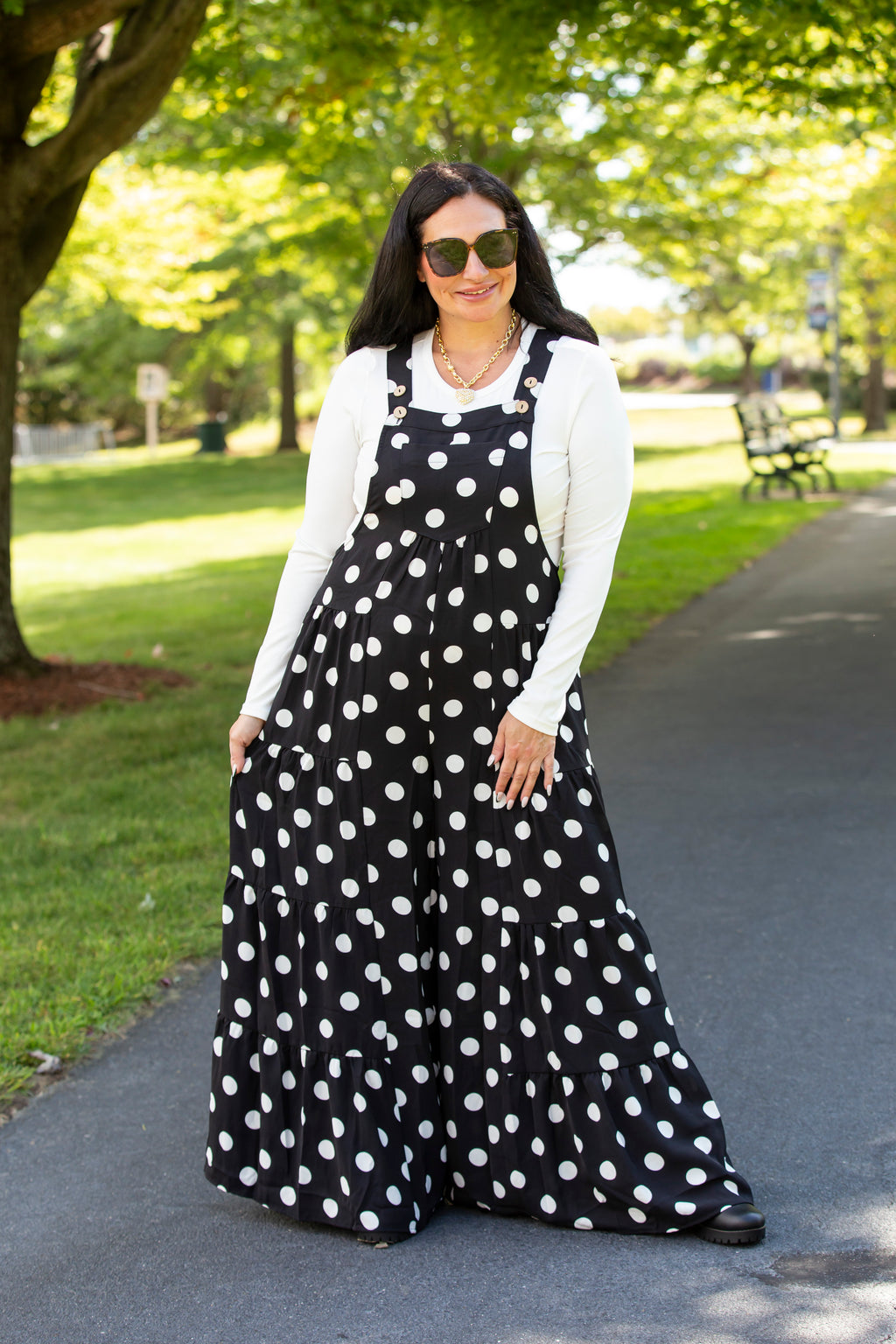 Spot On Sling Maxi Jumpsuit