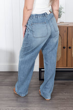 The Kaylee Featherweight Judy Blue Baggy Denim