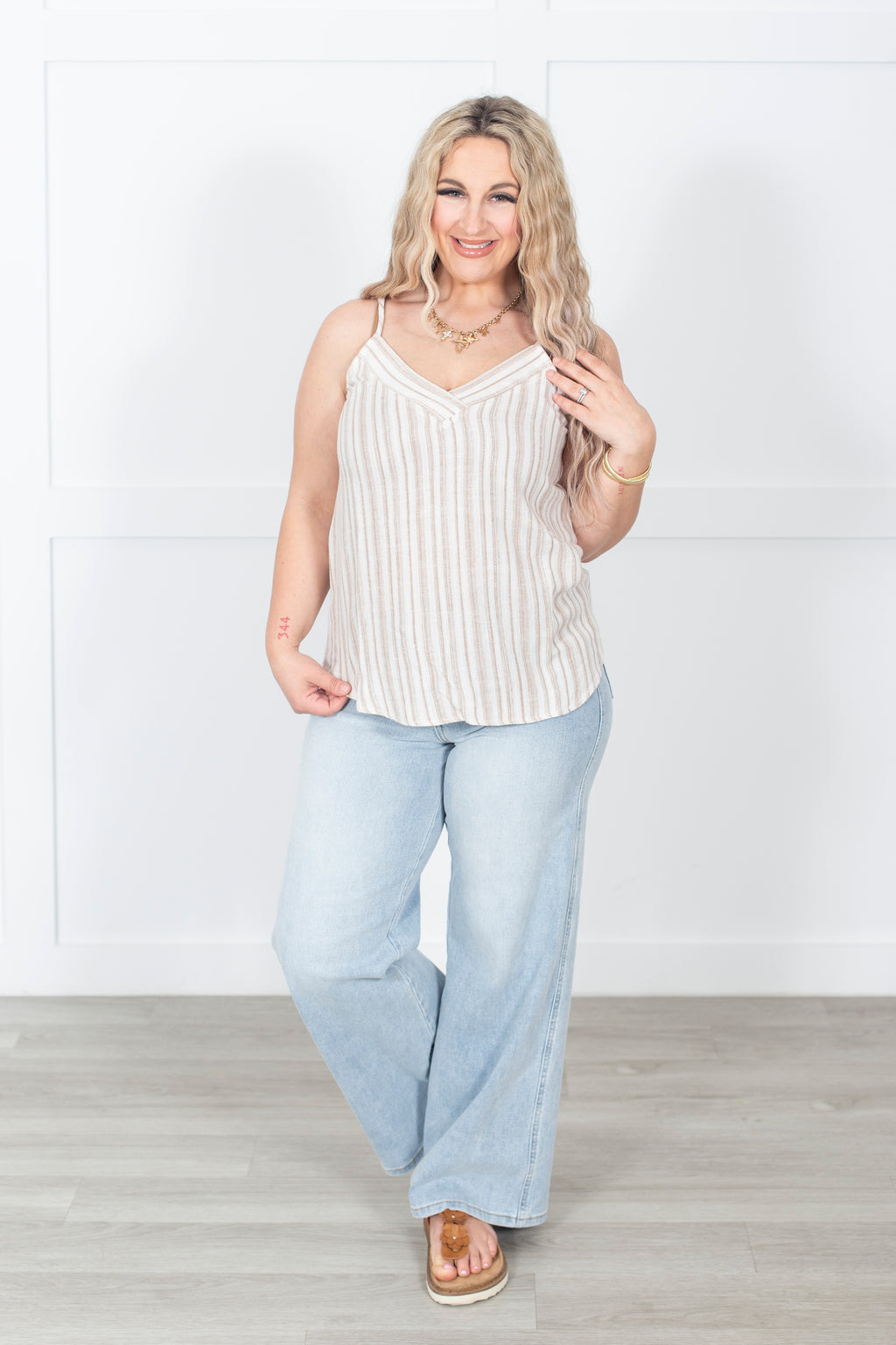 Driftwood Stripe Top
