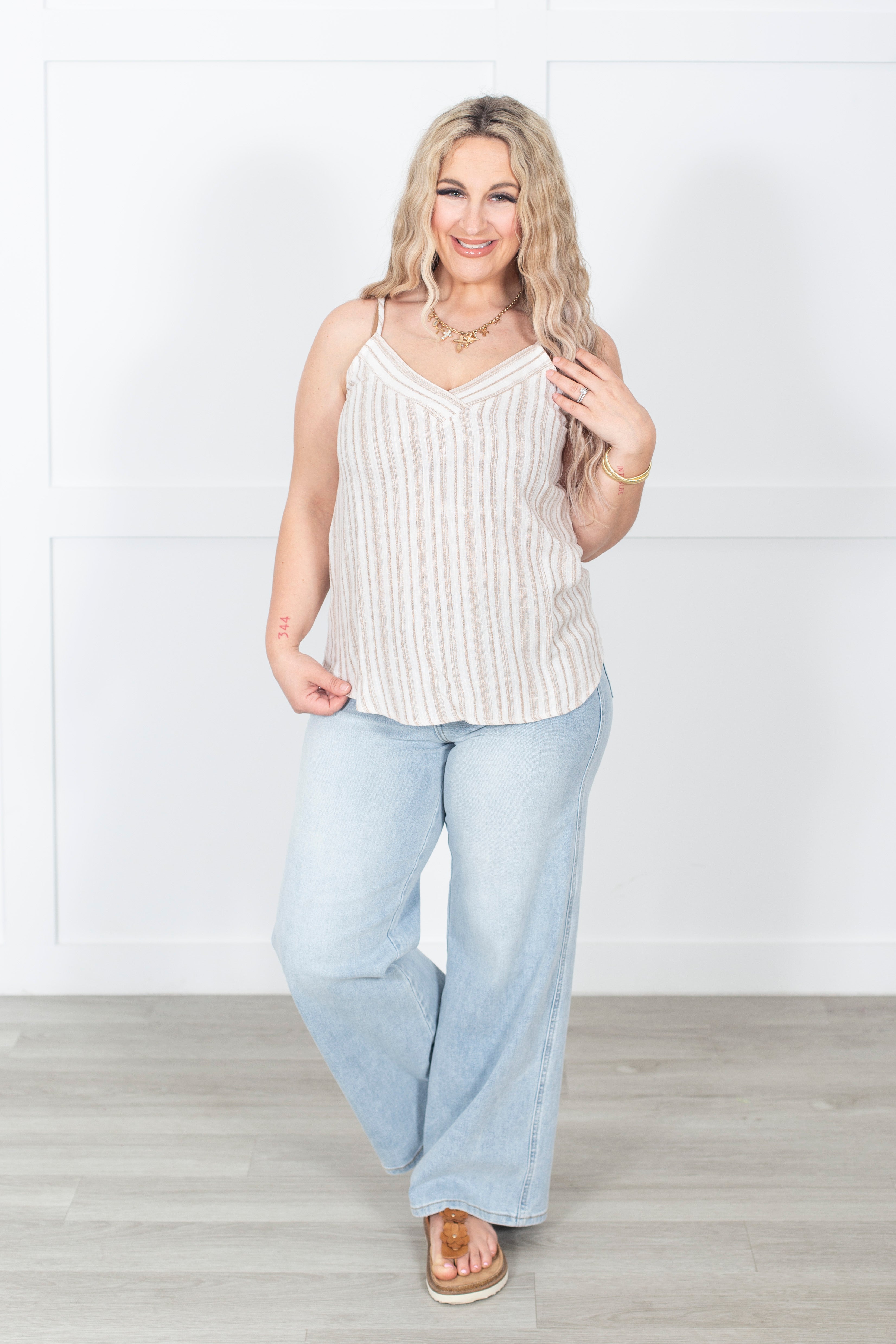 Driftwood Stripe Top