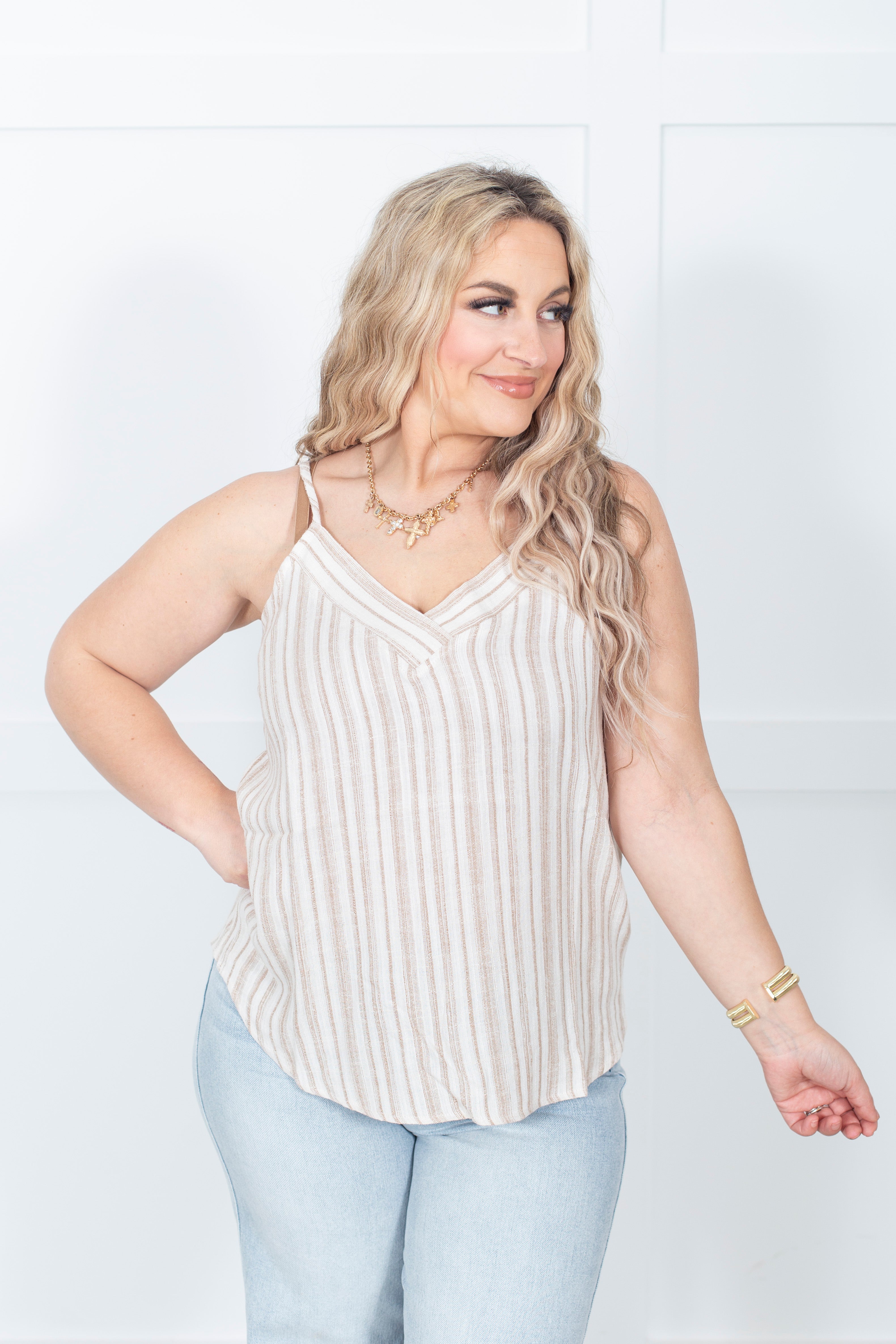 Driftwood Stripe Top