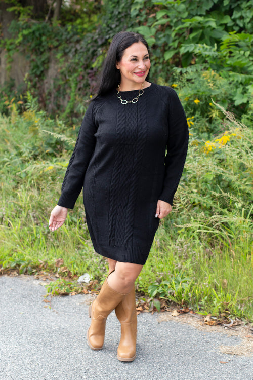Cozy Nights Sweater Dress