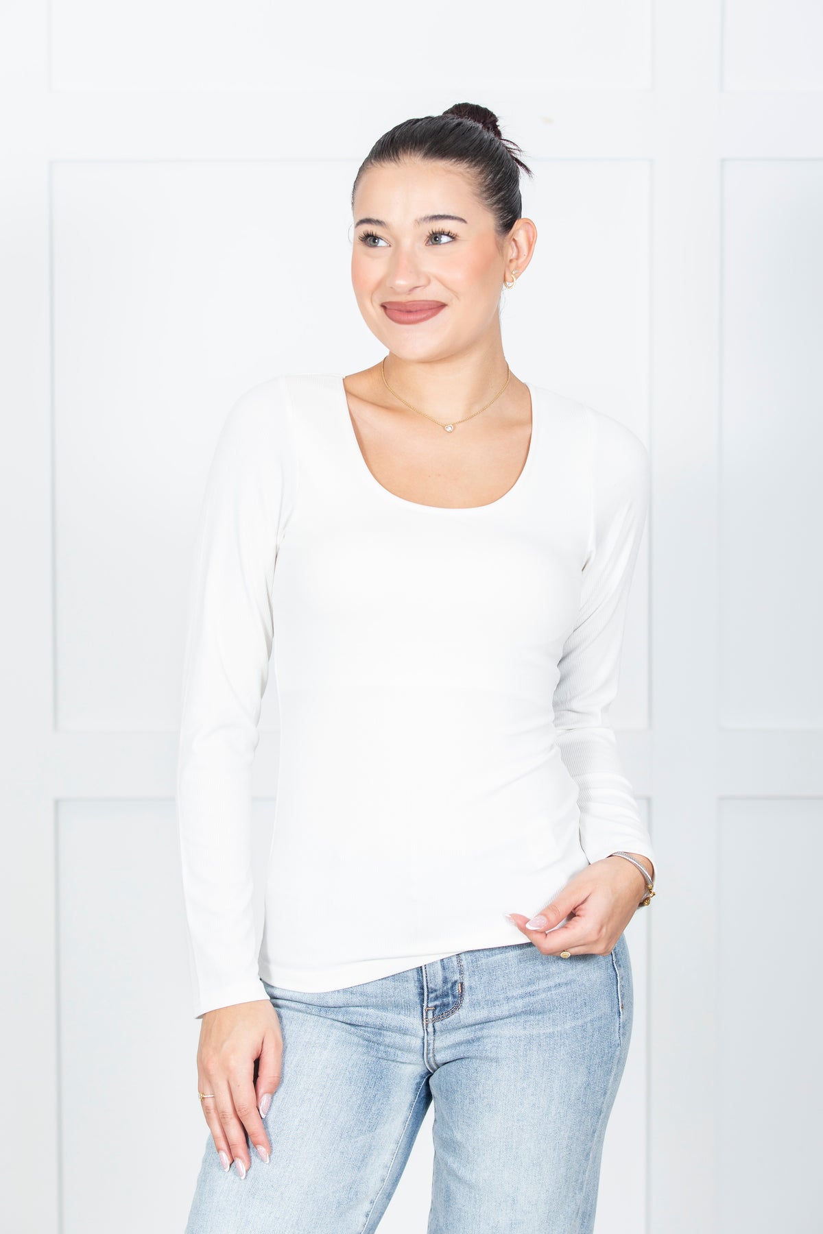 Simply Free Long Sleeve Tee Everyday Colors