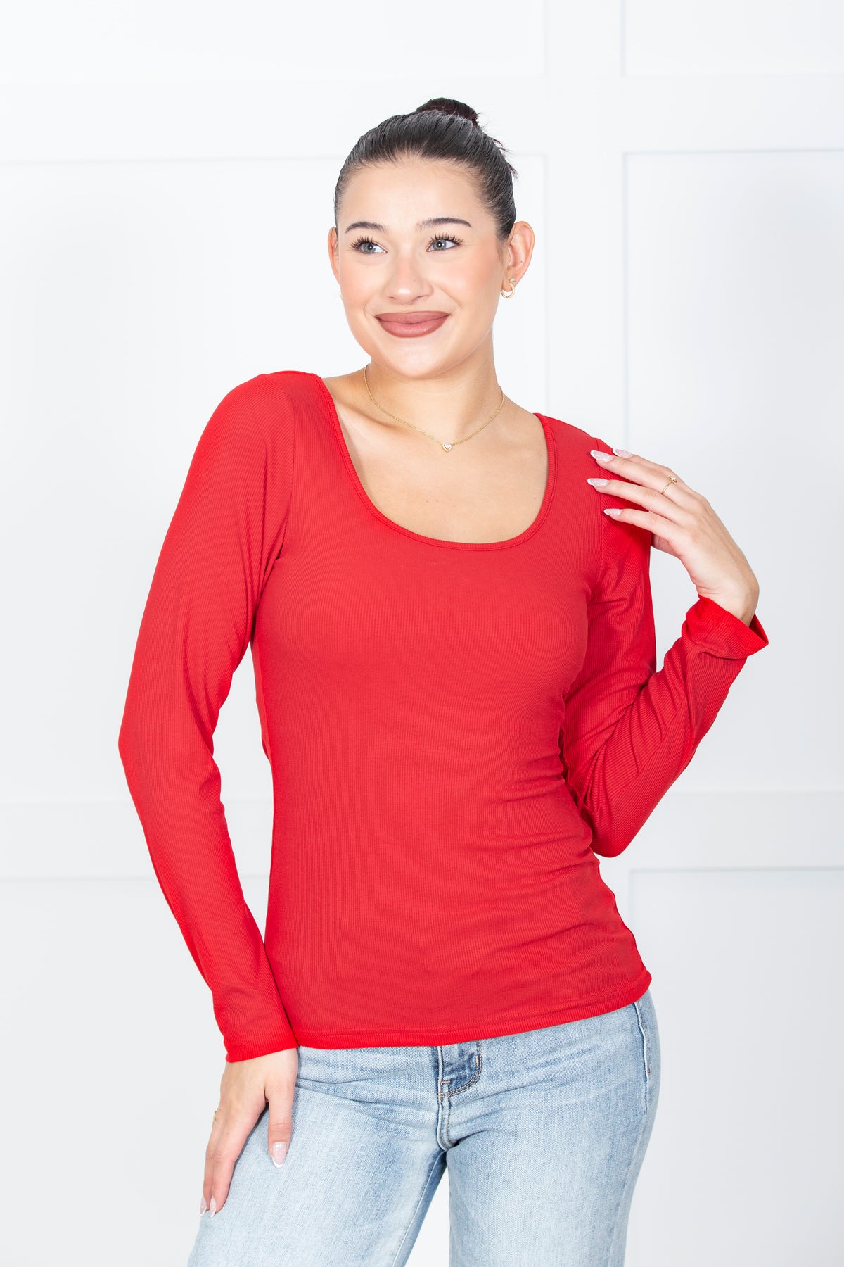 Simply Free Long Sleeve Tee Everyday Colors
