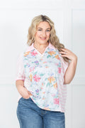 Sweet Magnolia Patchwork Top