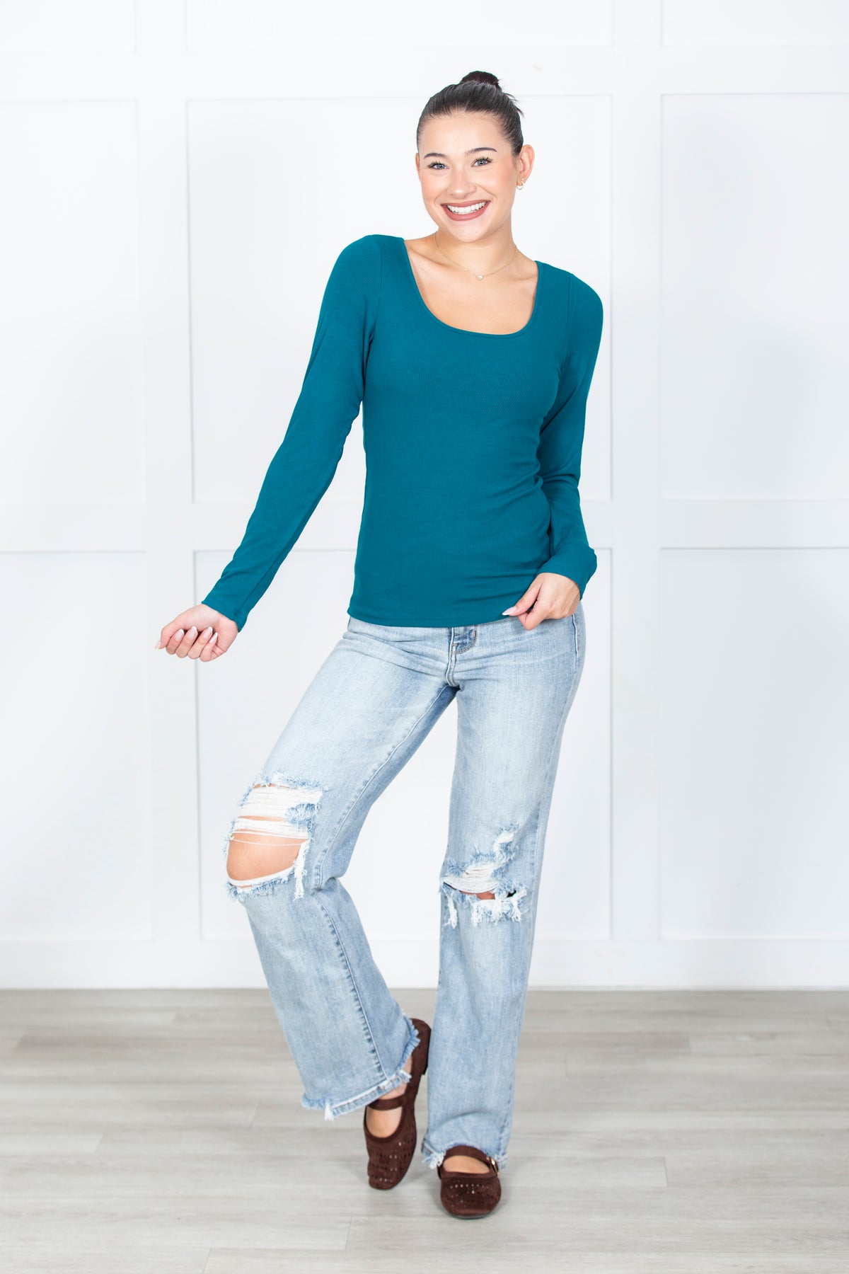 Simply Free Long Sleeve Tee Fall/Winter Colors