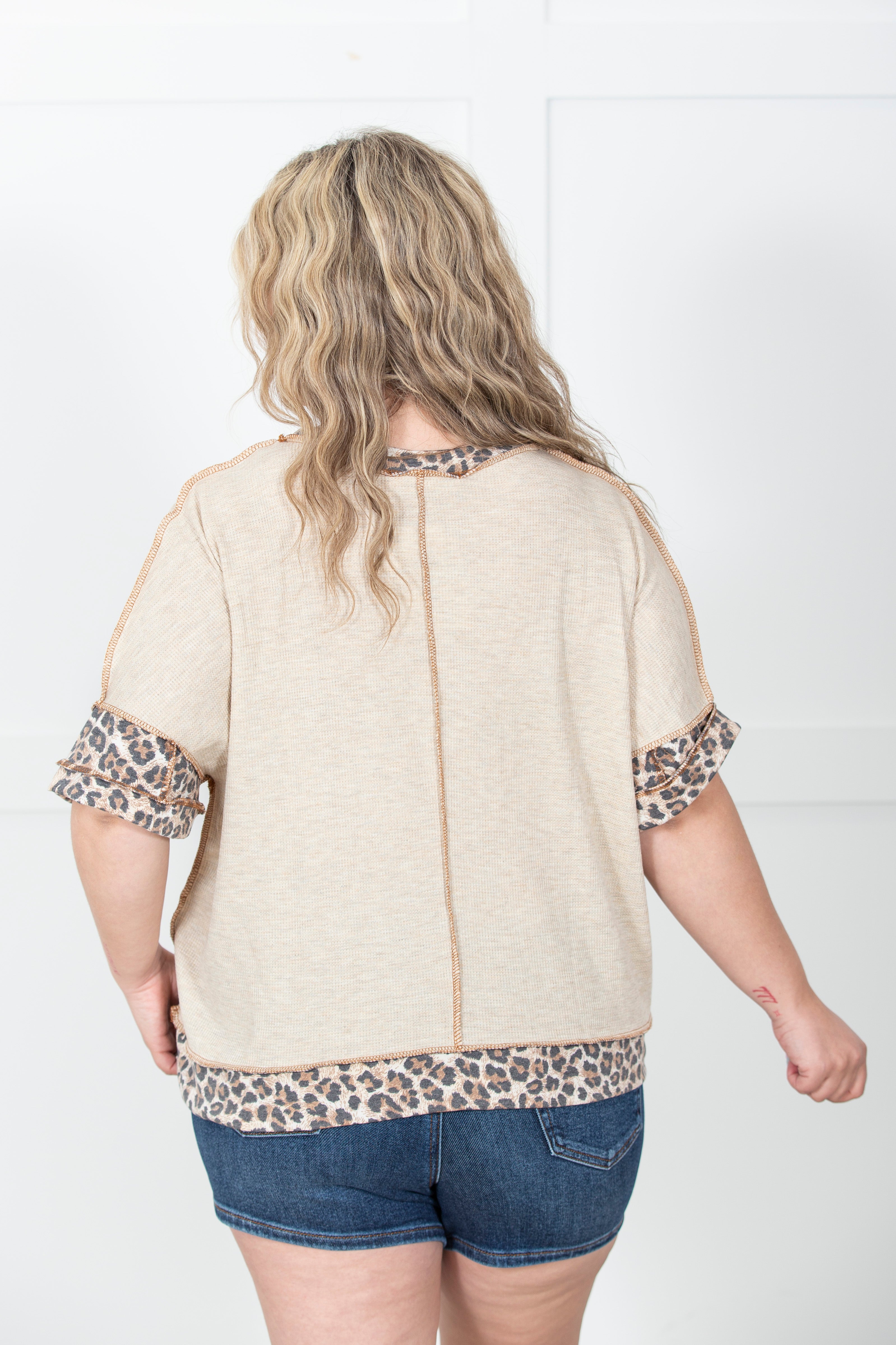 Leopard Beauty Top