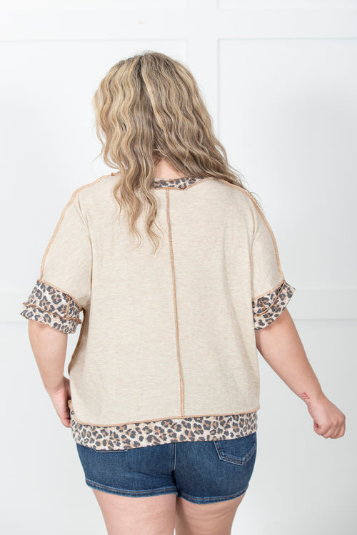 Leopard Beauty Top